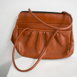 1960s Brown Vinyl Handbag image 2