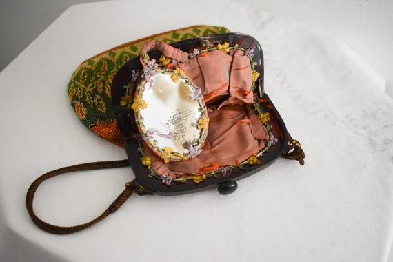 1920s Leaf Beaded Handbag - image 8