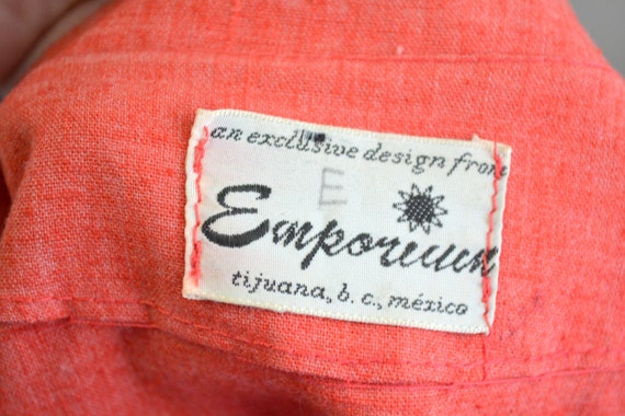 1960s Emporium Embroidered Coral Jacket - image 7