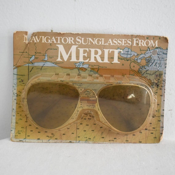 1980s/90s NOS Aviator Sunglasses - image 1