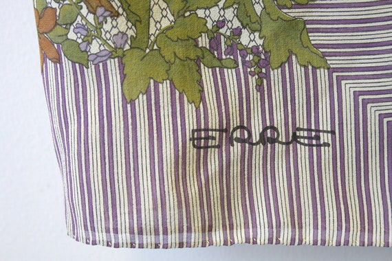 1980s ERRE Chiffon Floral Scarf - image 6
