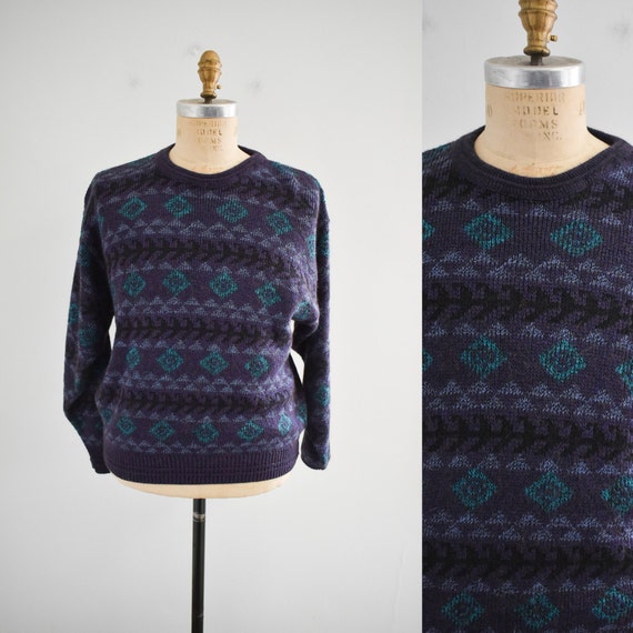 1980s Jantzen Geometric Sweater - image 1