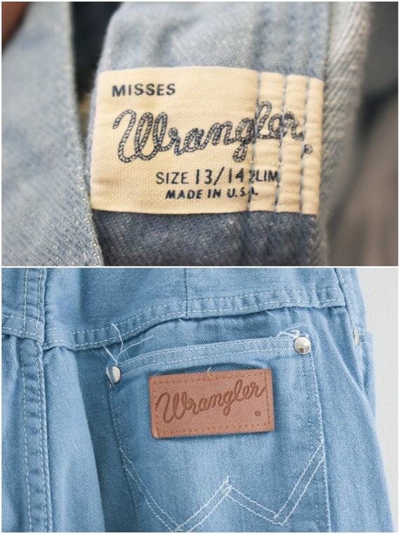 1970s Wrangler Light Blue Denim Jeans - image 6