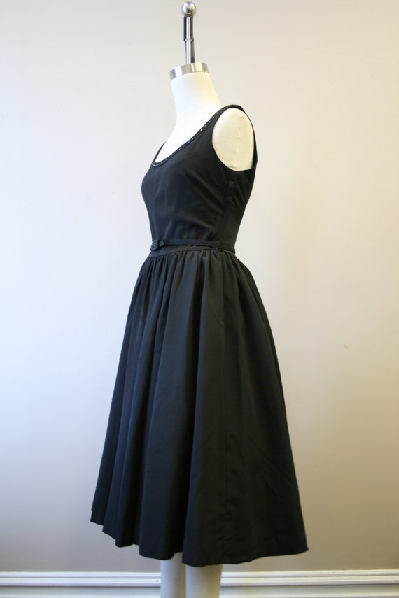 1950s Carlye Black Dress and Jacket Set - image 6