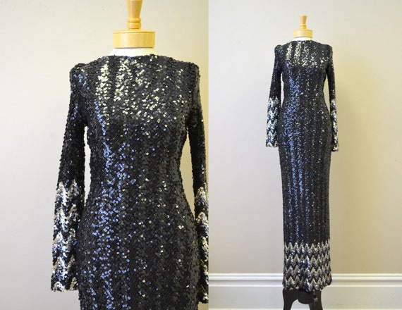 1970s sequin dress