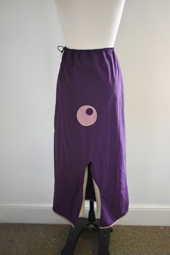 1990s/Y2K Funky Purple Maxi Skirt - image 5