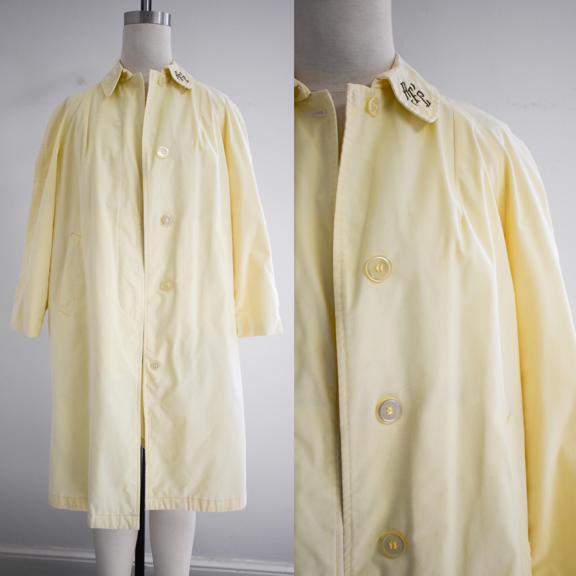1960s Yellow Coat - Etsy 1960s Yellow Coat - Etsy