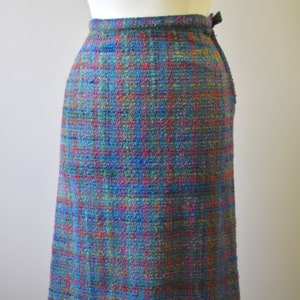 1950s NOS Tailorbrooke Blue Tweed Skirt Suit image 5