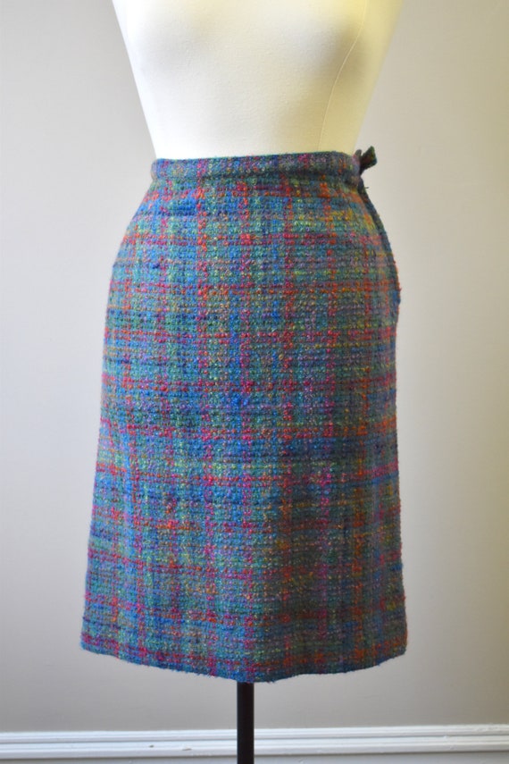 1950s NOS Tailorbrooke Blue Tweed Skirt Suit - image 5