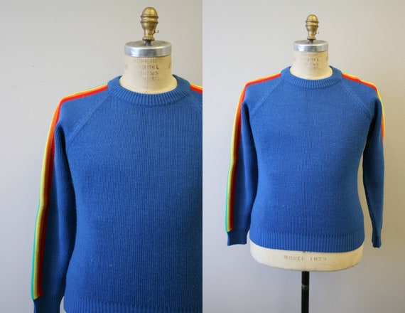 1970s Rainbow Stripe Sweater