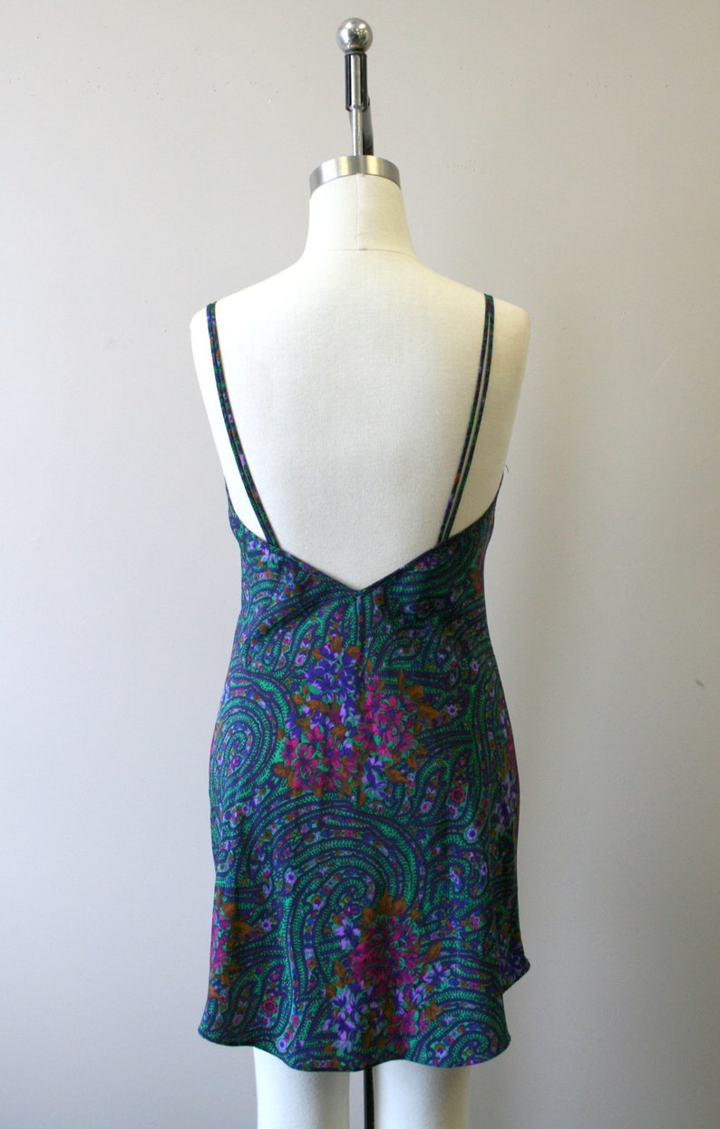 1980s Victoria/'s Secret Paisley Gown