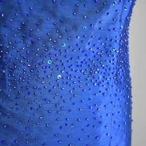 1990s Midnight Blue Midi Dress image 6