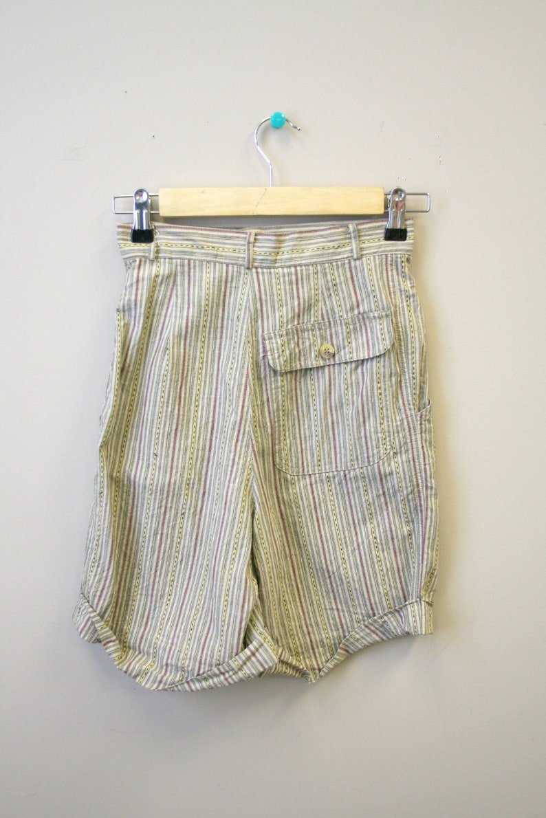 1980s Striped Shorts