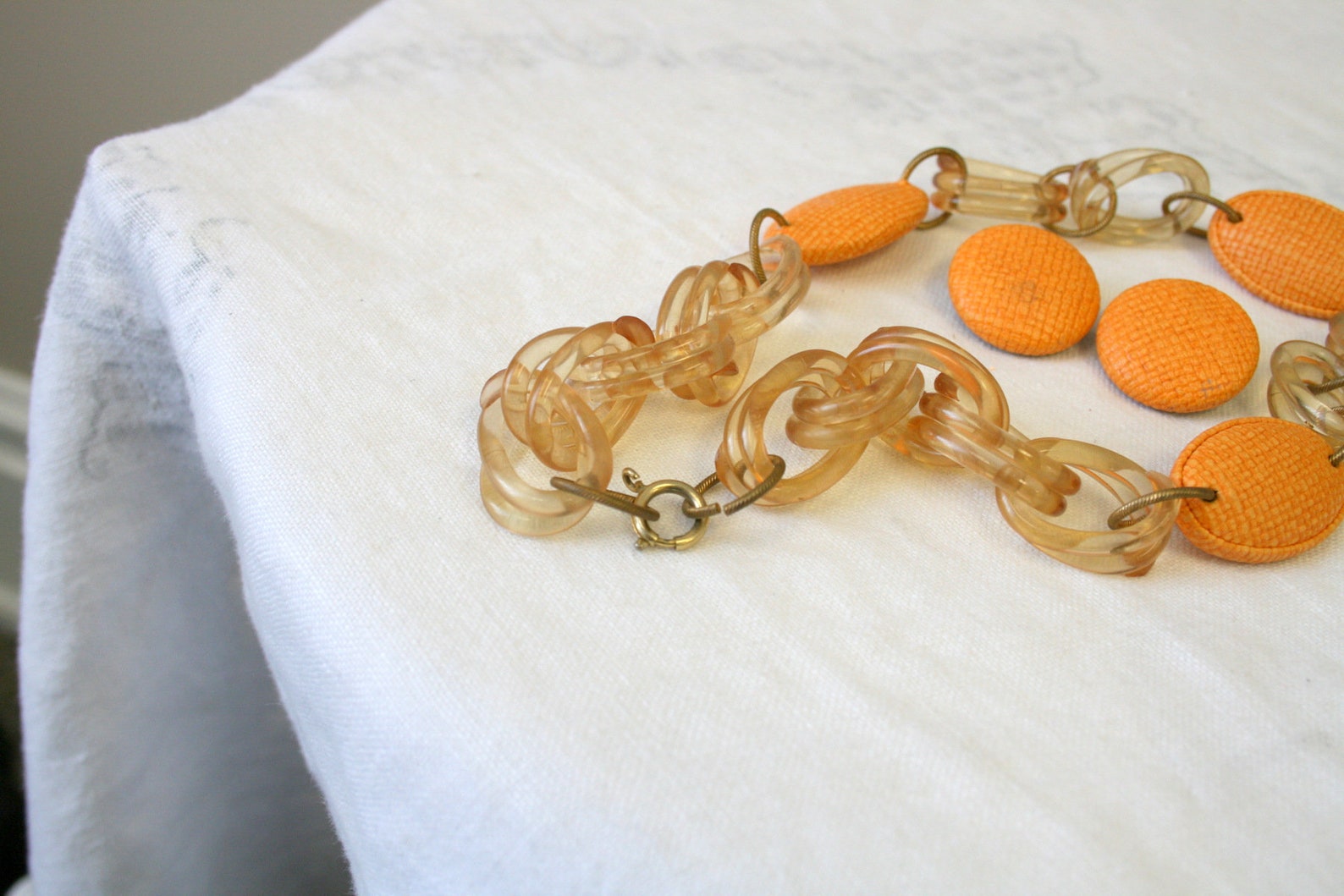 Citrusdrop 1960s Lucite Necklace