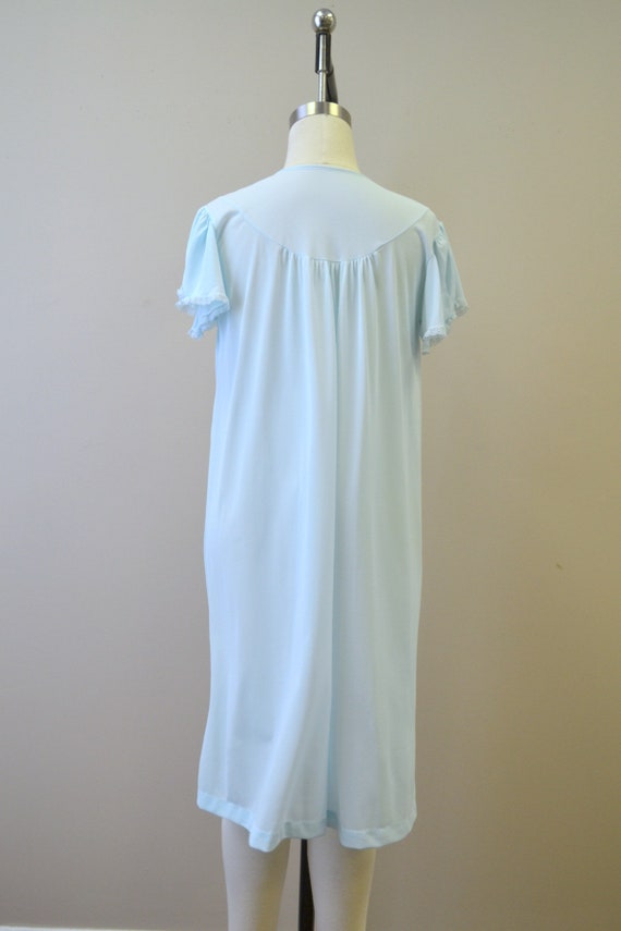 1960s Aqua Night Gown - image 5