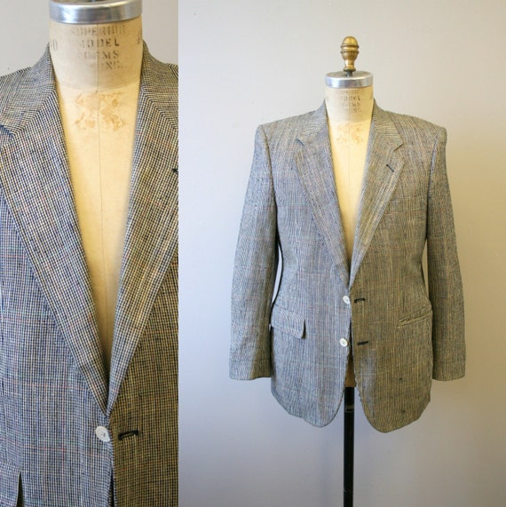 1950s Tweedy Silk Men's Sports Coat - image 1