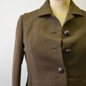 1960s Max Mozes Brown Wool Jacket image 3