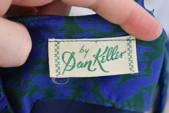1950s Dan Keller Bouclé Jacket and Silk Dress Set - image 6