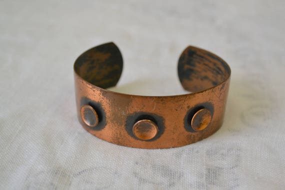 1970s Copper Cuff Bracelet - image 2