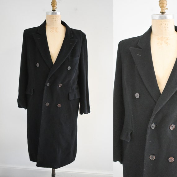 1980s Guy Laroche Wool and Cashmere Coat - image 1