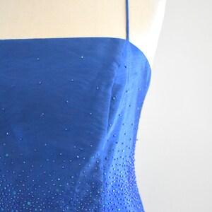 1990s Midnight Blue Midi Dress image 3