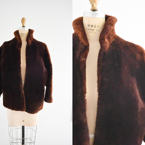 1950s Mouton Coat Etsy