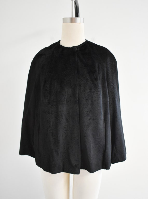 1960s Black Faux Fur Jacket - image 2