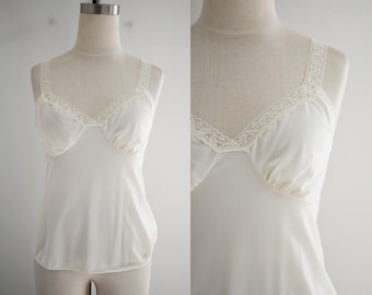 1990s Shadowline Cream Camisole