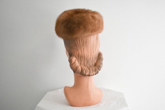 1950s/60s Cecile Blonde Fur Hat - image 3