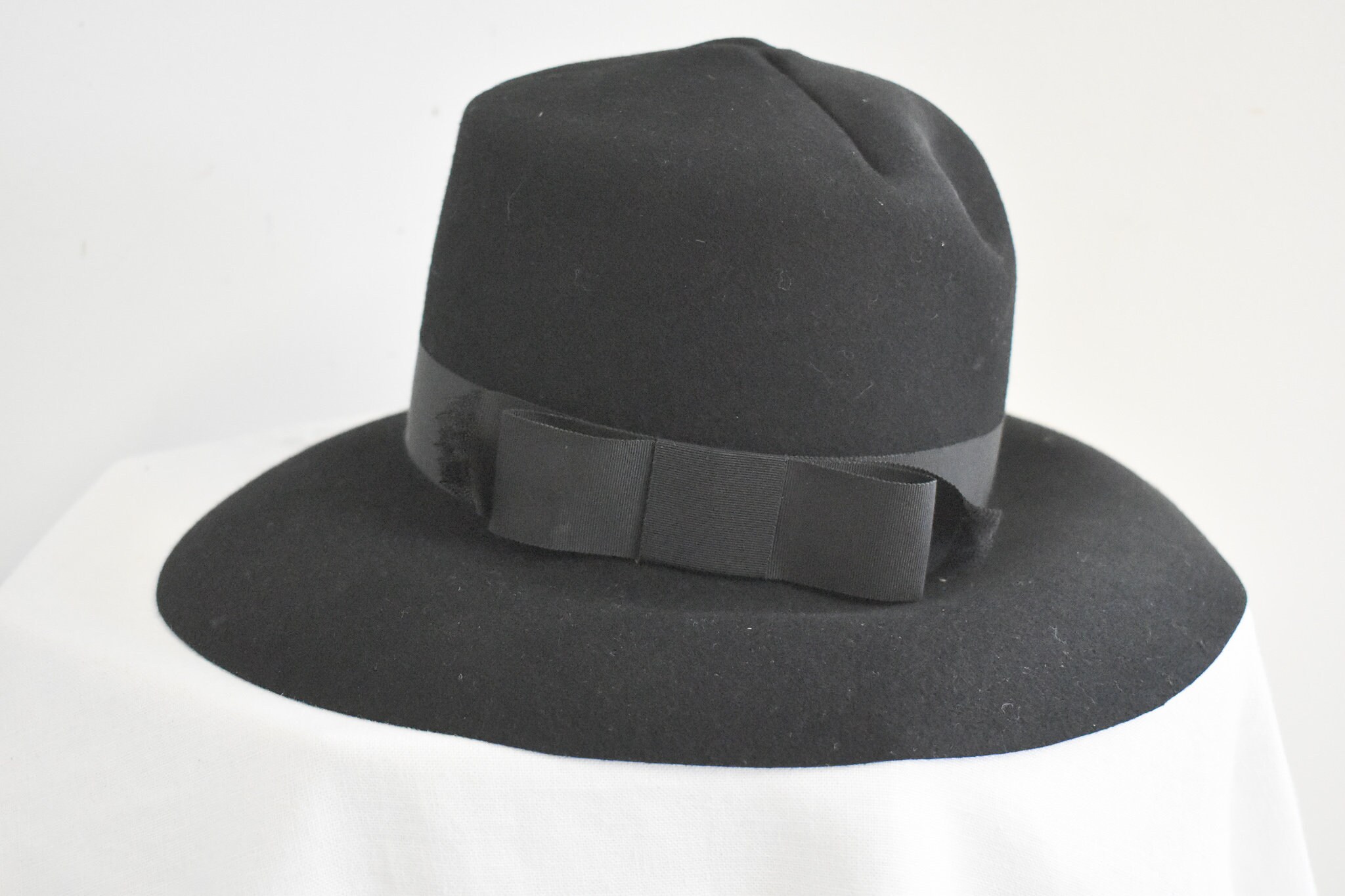 1960s Betmar Black Wool Felt Hat - Etsy