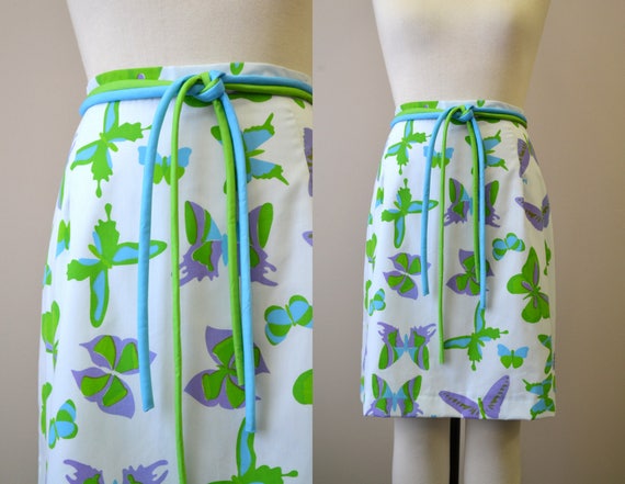1970s Vested Gentress Butterfly Skirt