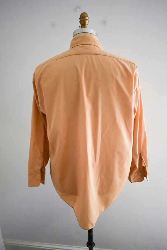 1980s Andhurst Pale Orange Shirt - image 5