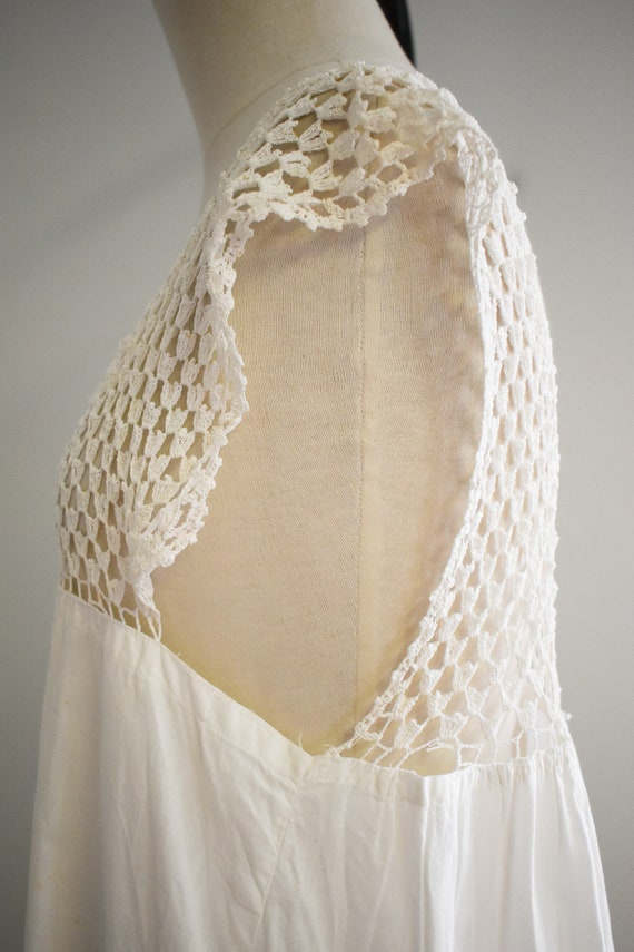 Victorian White Cotton Night Gown - image 6