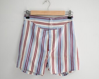 1940s NOS Striped Cotton Boxer Shorts