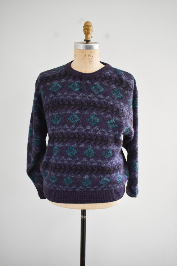 1980s Jantzen Geometric Sweater - image 3