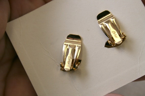 1950s NOS Coro Clip Earrings - image 3