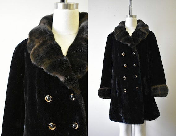 1970s Borgazia Faux Fur Coat