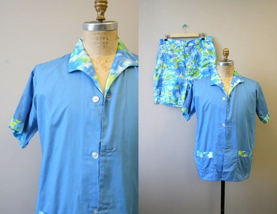 1960s Pleetway Patio Lounger Pajamas Set