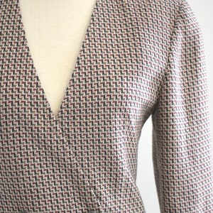 1980s Krizia Wool Blend Chevron Jacket image 3