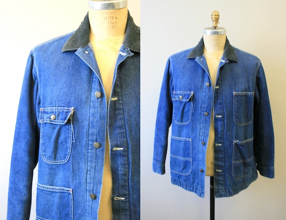 1970s Sears Denim Men's Chore Coat