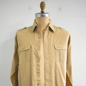 1970s Khaki Uniform/Work Shirt