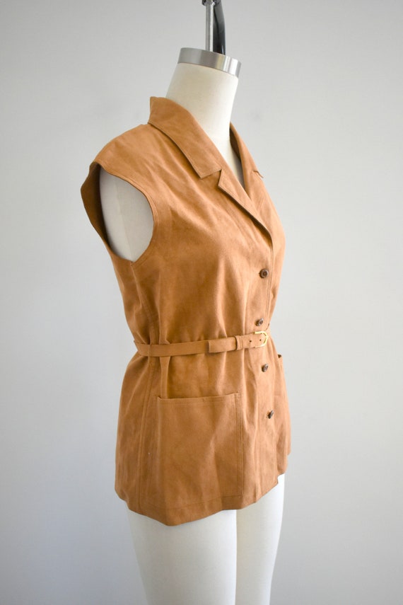 1960s Lilli Ann Ultrasuede Vest - image 4