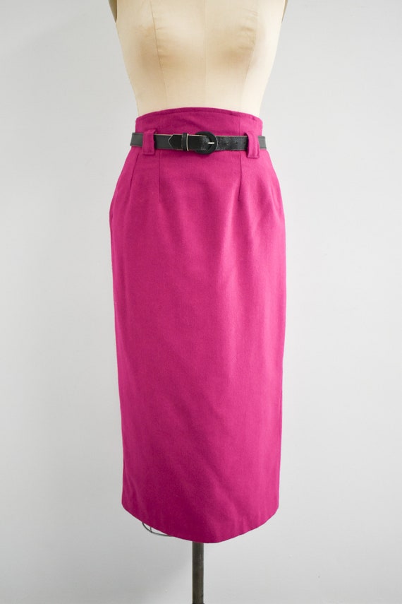 1980s Fuschia Skirt Suit - image 6