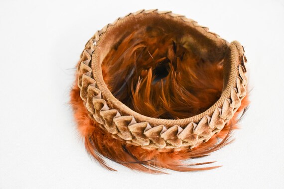 1950s Feathered Headband Fascinator - image 7