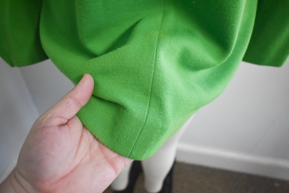 1970s Green Knit Jacket - image 7