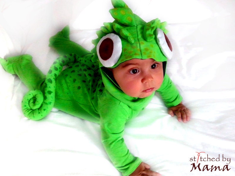 Rapunzel S Chameleon Pascal Inspired Baby Costume Etsy Ireland