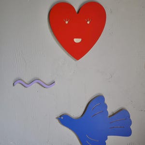 Pop Art Wall Decoration Wooden Decoration Line Art Mural Wall Art Wooden Picture Wood Art Scandinavian Choose Love Wall Decoration Good Vibes Home Decoration