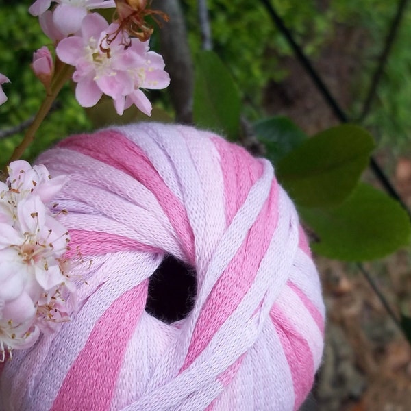 CHUNKY Weight Yarn - Italian Rose Cotton Blend  - 50g 65 yards - Gedifra Licati - rose pink summer spring