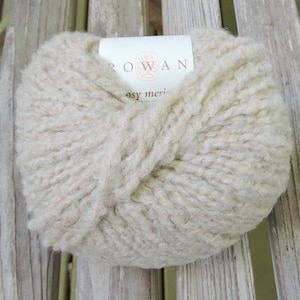 BULKY Weight Yarn - Merino Cashmere Yak blend - Rowan Selects Limited Edition - Caramel (#002) - 50g - 98 yards - Made in Italy