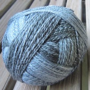 SOCK Weight - Schoppel Wolle Crazy Zauberball 4 Ply - 100g - 460 Yards - Schlammpackung - #2428 - Shades of Grey and Blue